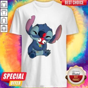 Nice Stitch Hug Hey Hey Chicken Shirt