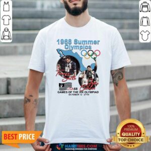 Tommie Smith John Carlos 1968 Summer Olympics Games Of The Xix Olympiad Shirt
