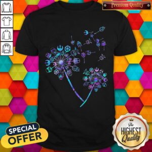 Star Wars Characters Dandelion Flowers Shirt