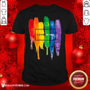 Sweet Colorful LGBT Love Wins Shirt