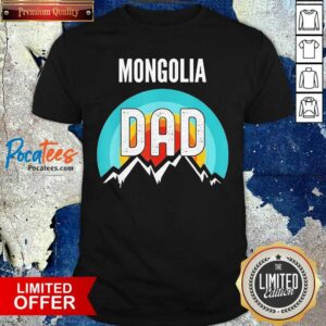 Official Mongolia Dad Fathers Day 2021 Shirt