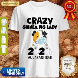 Premium Crazy Guinea Pig Lady 2020 Quarantined Shirt