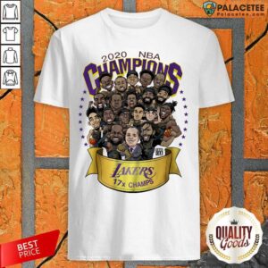 Good 2020 Nba Champions Los Angeles Lakers 17 Champs Cartoon A Shirt