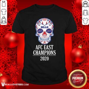 Beautiful Skull Buffalo Bills Afc East Champions 2020 Shirt