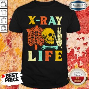 Premium Skeleton X-ray Life Vintage Shirt