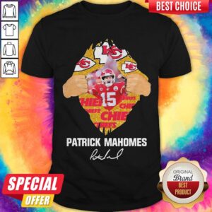 Good Blood Inside Me Patrick Mahomes Signature Shirt