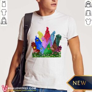 Chicken Rooster Colorful Rainbow Shirt