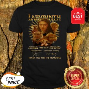 Official Labyrinth 1986 2020 Jim Henson Eric Rattray Signatures Shirt