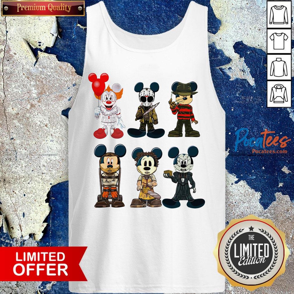 Mickey Mouse Style Horror Character Halloween Shirt