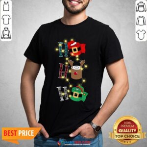Happy Ho Ho Ho Merry Christmas Light Shirt