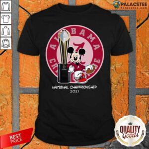 Pretty Mickey Mouse Alabama Crimson Tide National Championship 2021 Shirt