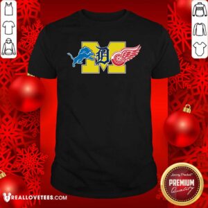 Happy Detroit Lions Detroit Red Wings Danville Blue Devils Shirt