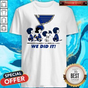 Peanuts St Louis Blues We Did It Shirt