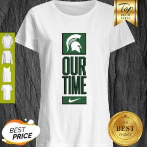 Michigan State Spartans Logo Basketball Our Time 2020 Shirt