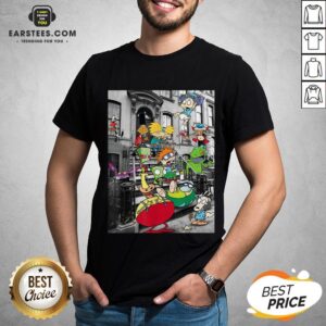 Nickelodeon Classic Nicktoons Hanging On Stoop 2020 T-Shirt