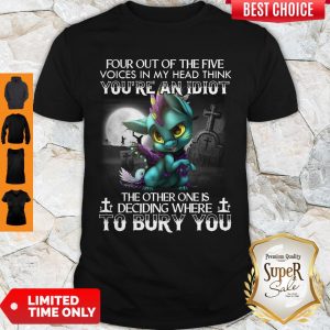 Dragon Four Out Of The Five Voices In My Head Think You’re An Idiot Shirt