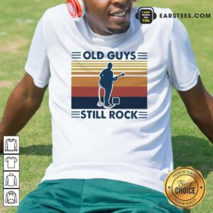 Funny Old Guys Still Rock Vintage Retro Shirt