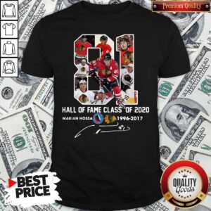 81 Hall Of Fame Class Of 2020 Marian Hossa Washington Redskins 1996 2017 Signature Shirt