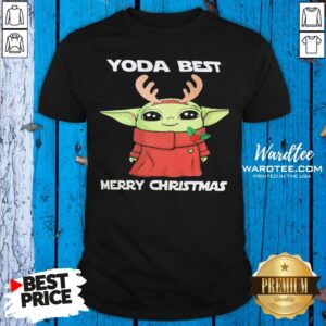 Good Yoda Reindeer Best Merry Christmas Shirt
