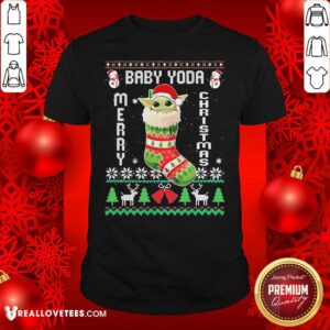 Nice Baby Yoda Hat Santa Ugly Merry Christmas 2020 Shirt