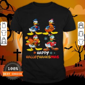 Donald Duck Happy Hallothanksmas Shirt