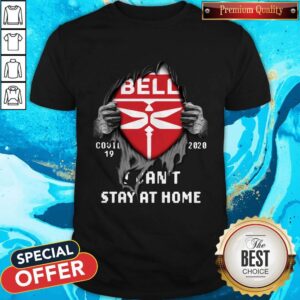 Pretty Blood Inside Me Bell Textron Covid 19 2020 I Can’t Stay At Home Shirt