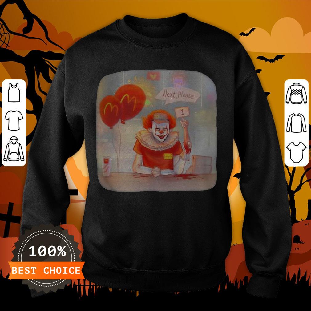 Halloween Joker Mcdonalds Next Please Shirt