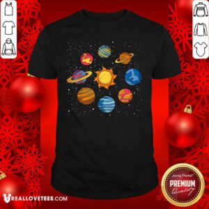 Love Universe Planets Gift Idea Science Lover Astronomy Shirt