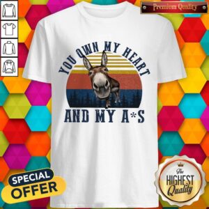 Nice Mule You Own My Heart And My Ass Vintage Shirt