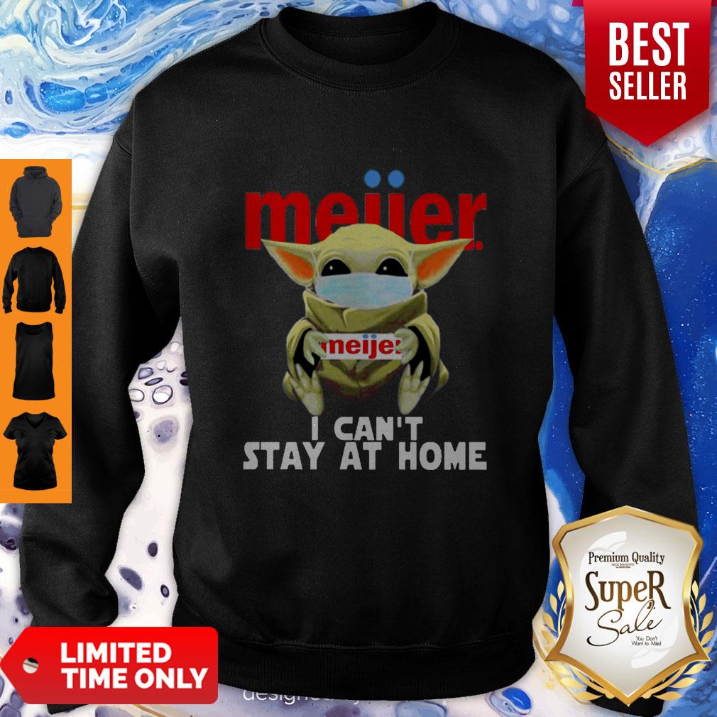 Top Baby Yoda Mask Meijer I Can’t Stay At Home Coronavirus Shirt