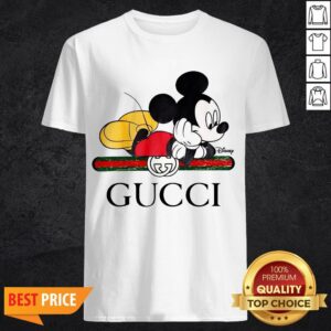 Disney Mickey Mouse Gucci Logo Shirt