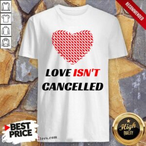 Nice Love Isnt Cancelled Classic Shirt