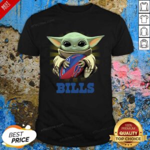 Premium Baby Yoda Hug Buffalo Bills Shirt