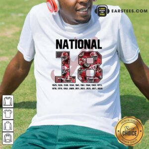 Premium 18 Time National Alabama Crimson Tide Shirt