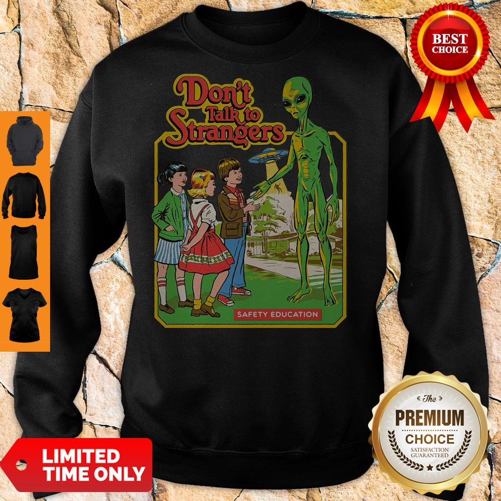 Awesome Don’t Talk To Strangers Ringer Safety Education Shirt