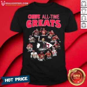 Lovely Kansas City Chiefs All-time Greats Signatures Shirt
