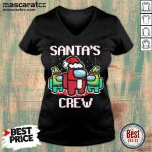 Happy Santa’s Crew Among Us Christmas Shirt