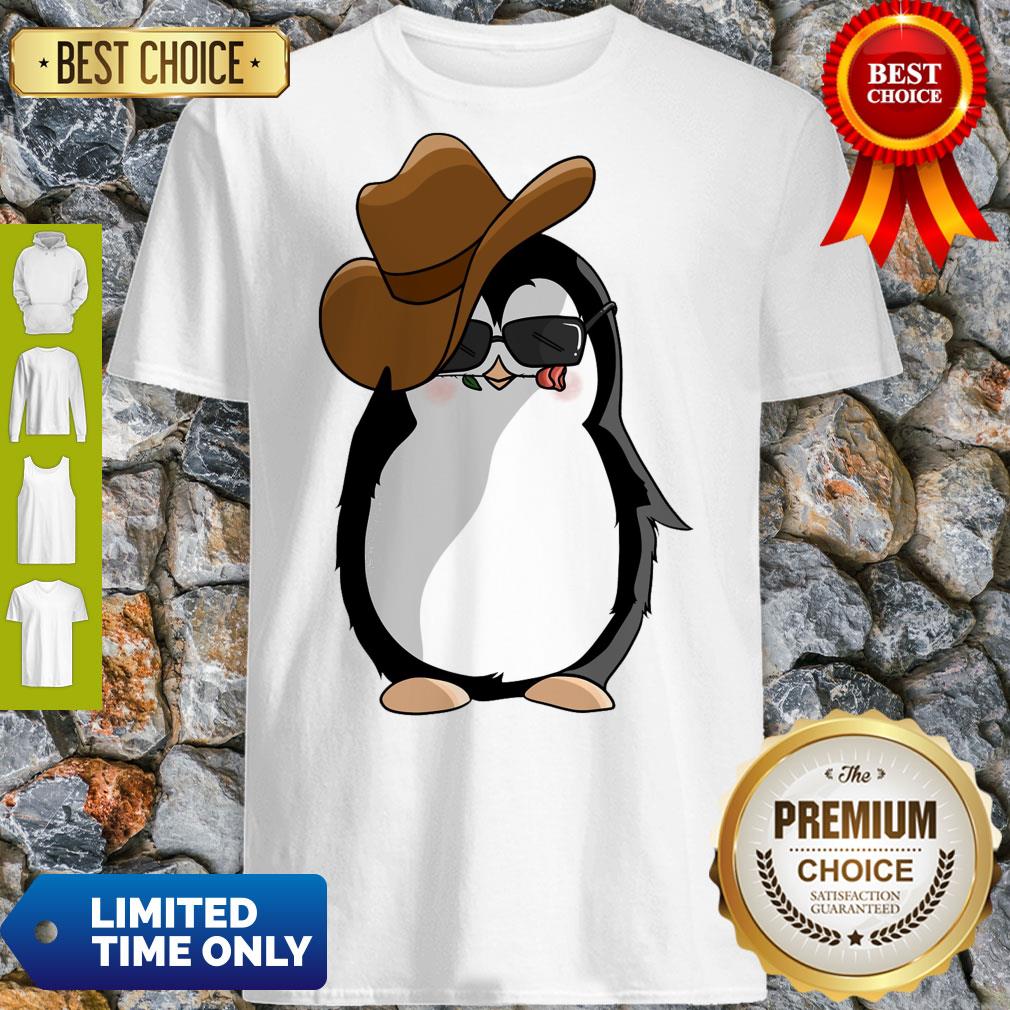 Pingouin Chapeau Rose Arctique Mignon Animal Cadeau Pôle sud T-shirt Ajusté
