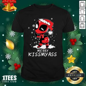 Pro Santa Deadpool Merry Kiss My Ass Christmas Shirt