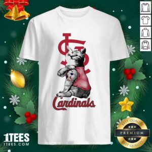 Original Tattoo Cat I love St Louis Cardinals Shirt