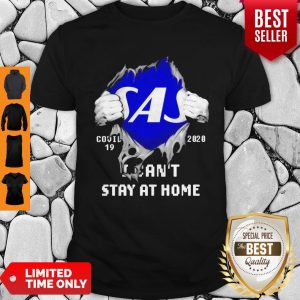 Blood Inside Me Scandinavian Airlines COVID-19 2020 I Can’t Stay At Home Shirt