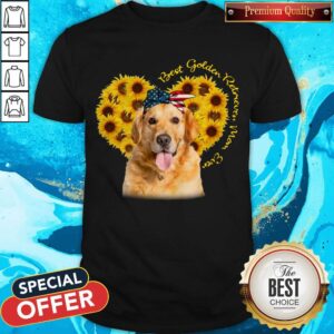Pretty Best Golden Retriever Sunflower Mom Ever Shirt