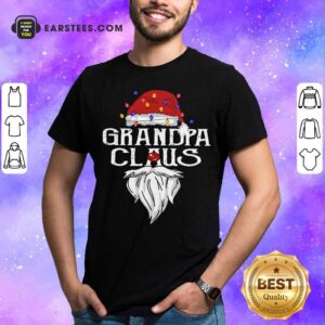 Official Santa Claus Grandpa Claus Merry Christmas Light Shirt