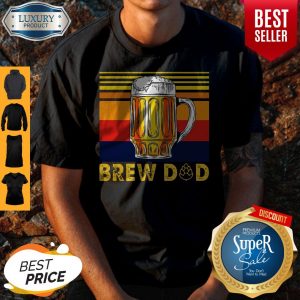 Good Beer Brew Dad Vintage Best Black Shirt