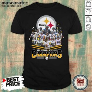 Good Pittsburgh Steelers 2020 Afc North Division Champions Signatures Tee Shirt
