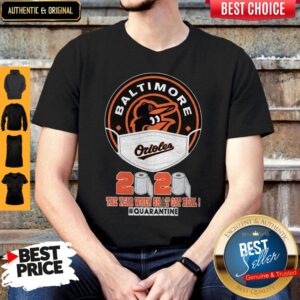 Baltimore Orioles Face Mask 2020 The Year When Shit Got Real Quarantine Shirt