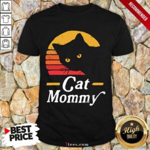 Black Cat Mommy Vintage Shirt
