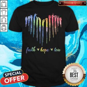 Official Faith Hope Love American Sign Langaege Shirt