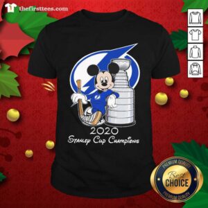 Funny Tampa Bay Lightning Mickey Mouse 2020 Stanley Cup Champions Shirt