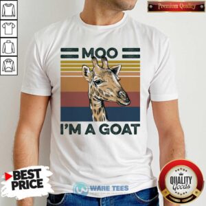 Moo Im A Goat Animals Vintage Shirt